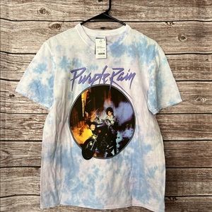 NWT Purple Rain Prince Tee Tie Dye Size L